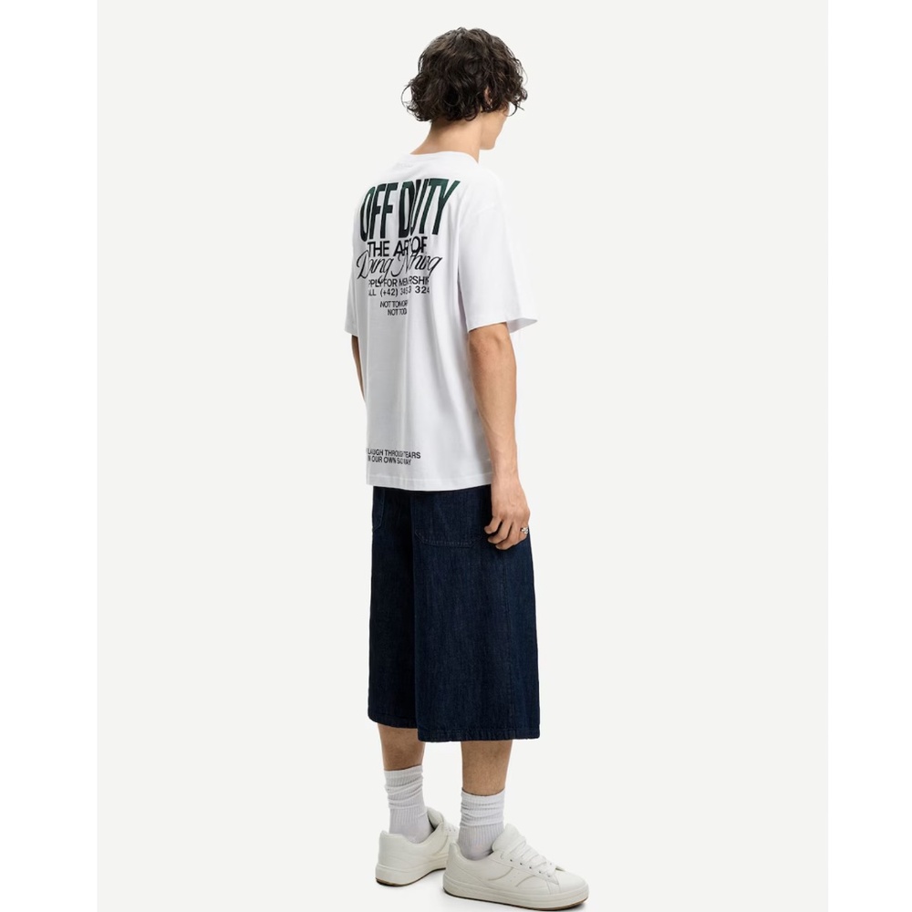 Bershka Graphic Cotton T-Shirt